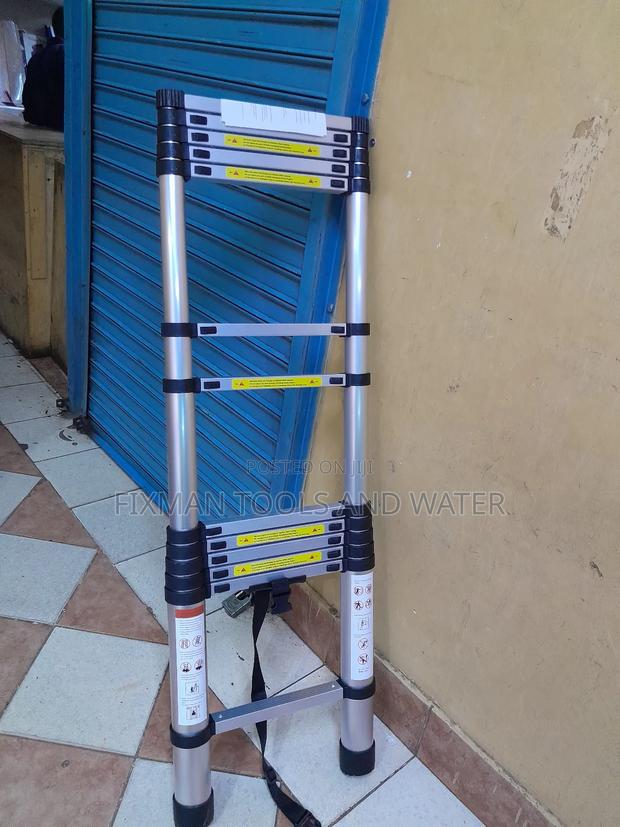 Safety Telescopic Ladder 3.8M 12ft Long - main view