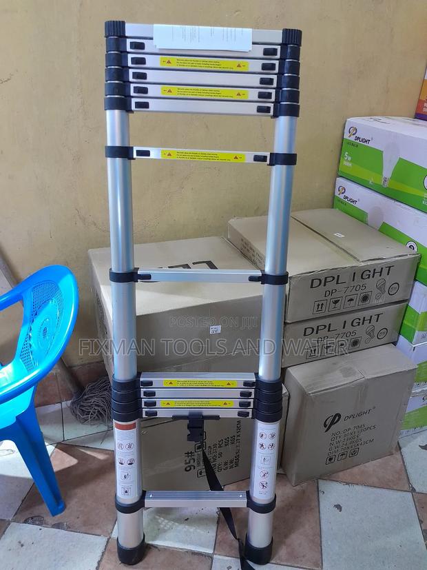 Telescopic Ladder Safe And Secure 3.8M 12 Ft High - main view