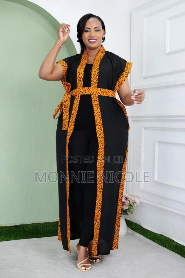 Flowy Ankara Kimono - main view