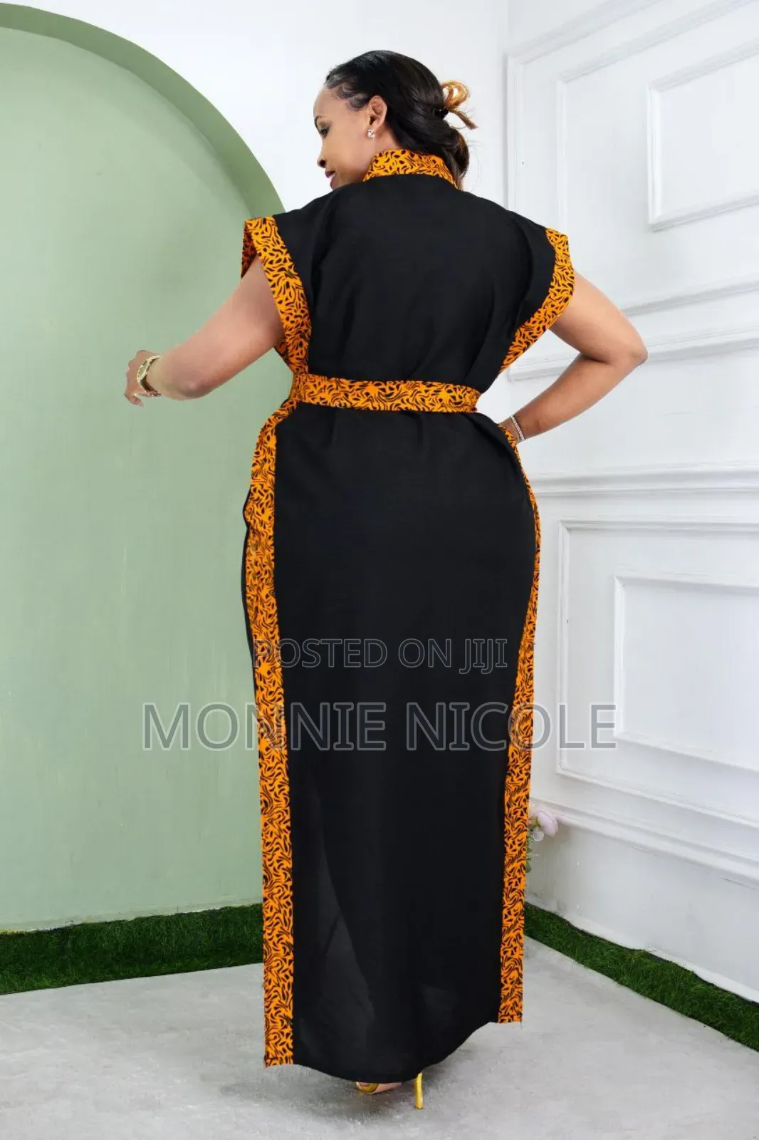 Flowy Ankara Kimono