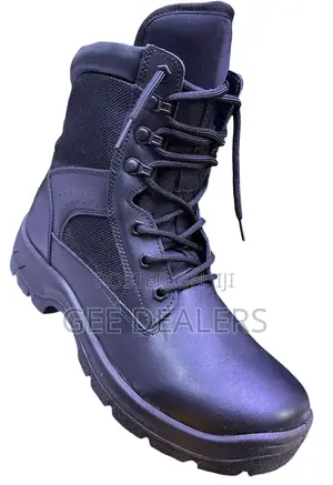 Black Military Boots, Black Siwar Combat Boots