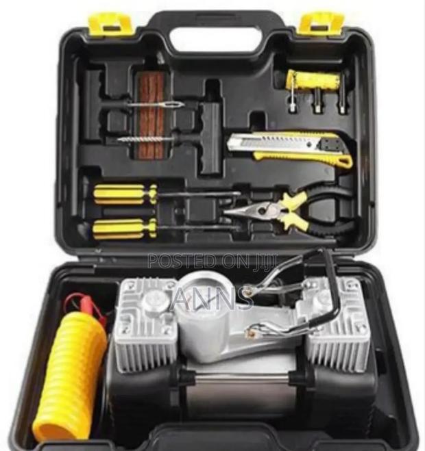 Car Air Compressor With Toolkit - main view