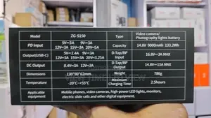 Zgcine Zg S150 v Mount Battery 133wh