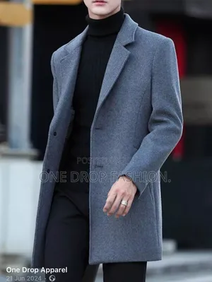 Grey Long Trenchcoat