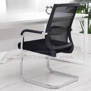 Office Chairs: High Back Upholstered Guest Waiting Seat - main view