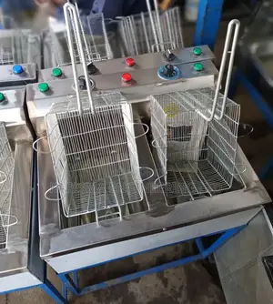 Double Deep Fryer Juakali Made.