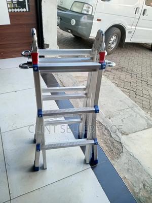 Multi- Purpose Aluminum Ladder, Folding Step Ladder - main view