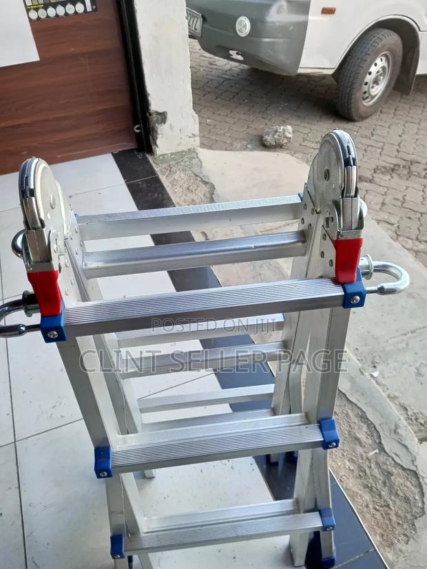 Multi- Purpose Aluminum Ladder, Folding Step Ladder - thumbnail 2