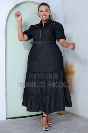 Breastfeeding Friendly Denim Dress