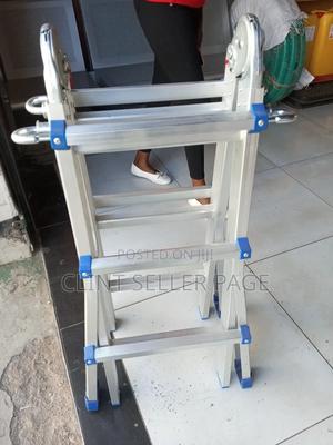 Telescoping Ladder, Aluminum - main view
