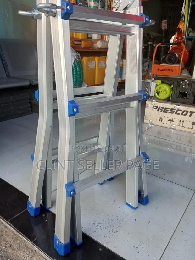 Fold-Able, Aluminum Multi-Purpose Ladder - main view