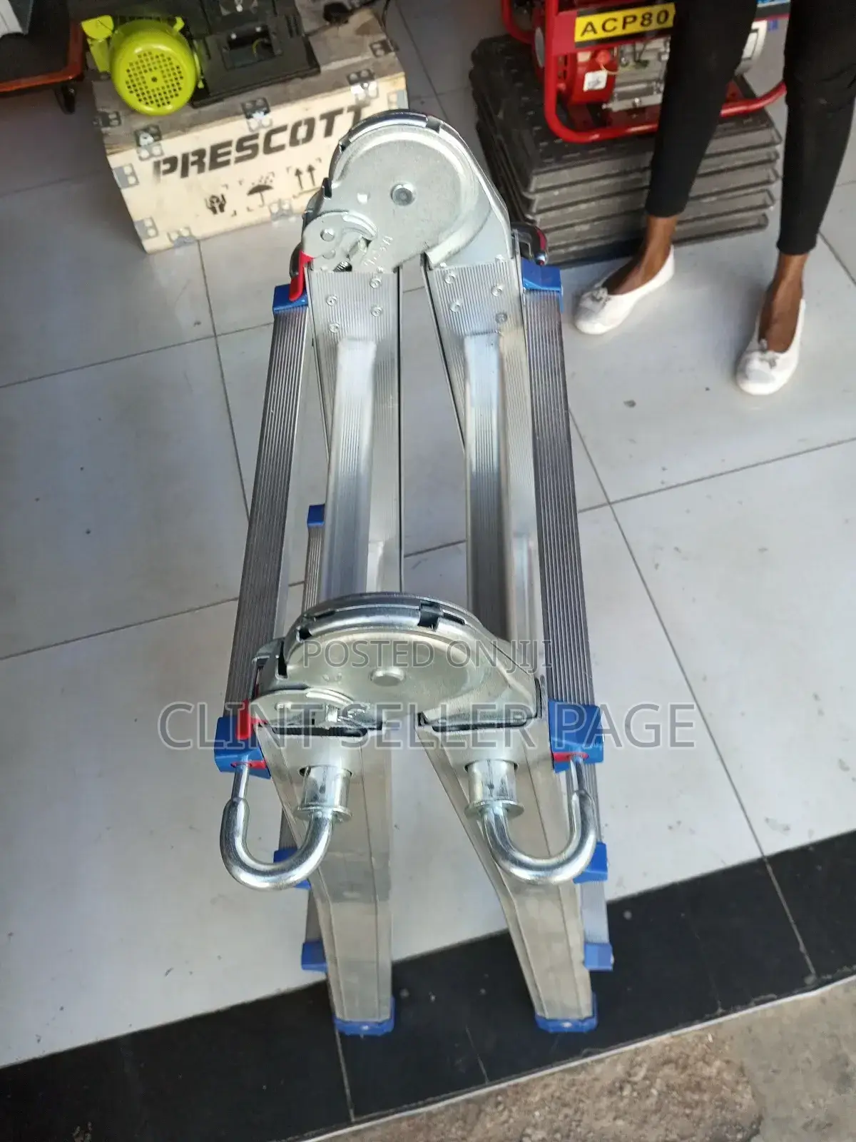 Fold-Able, Aluminum Multi-Purpose Ladder