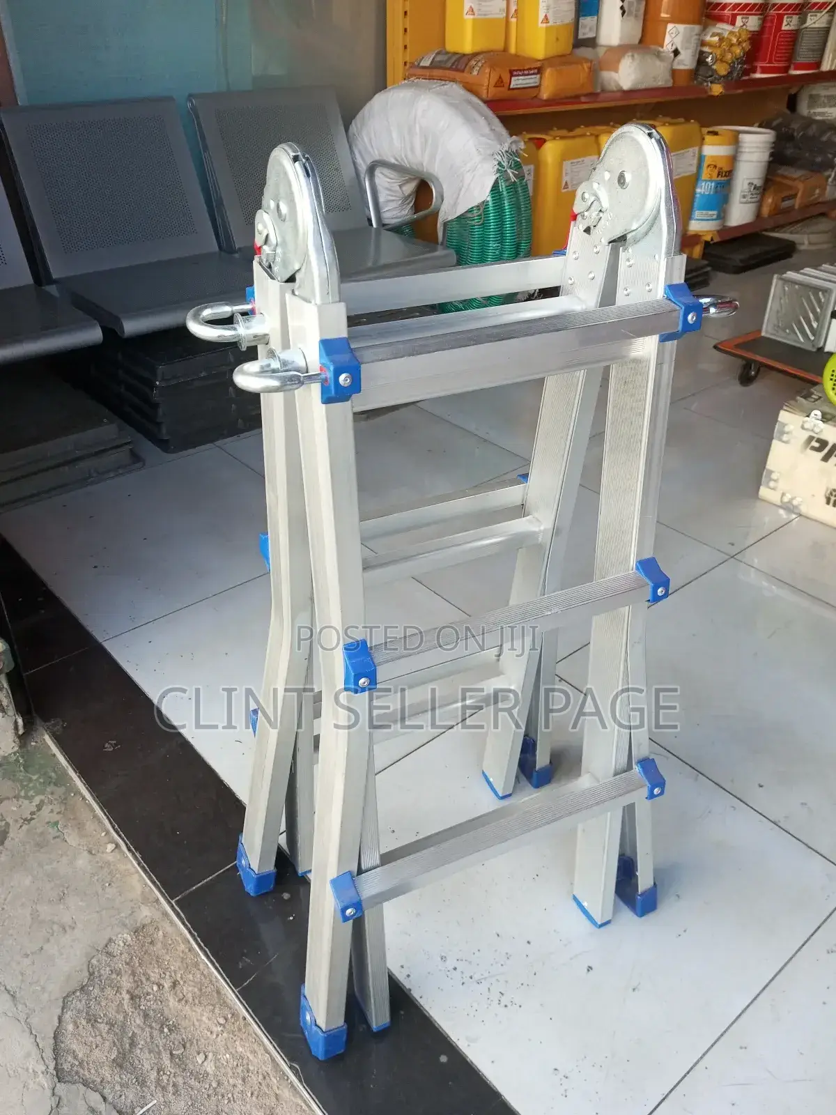Fold-Able, Aluminum Multi-Purpose Ladder