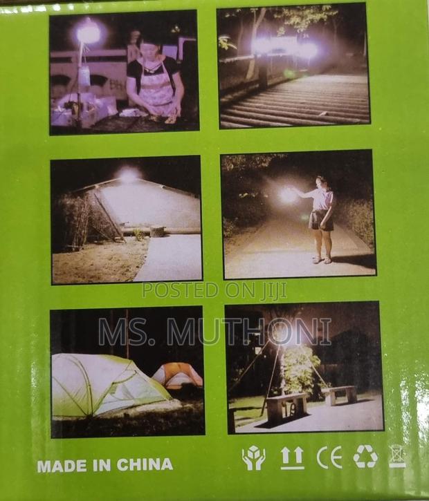 Rechargeable/Solar 5 Modes ~ 5 Bulb 900 Folding Ball Shape - thumbnail 4