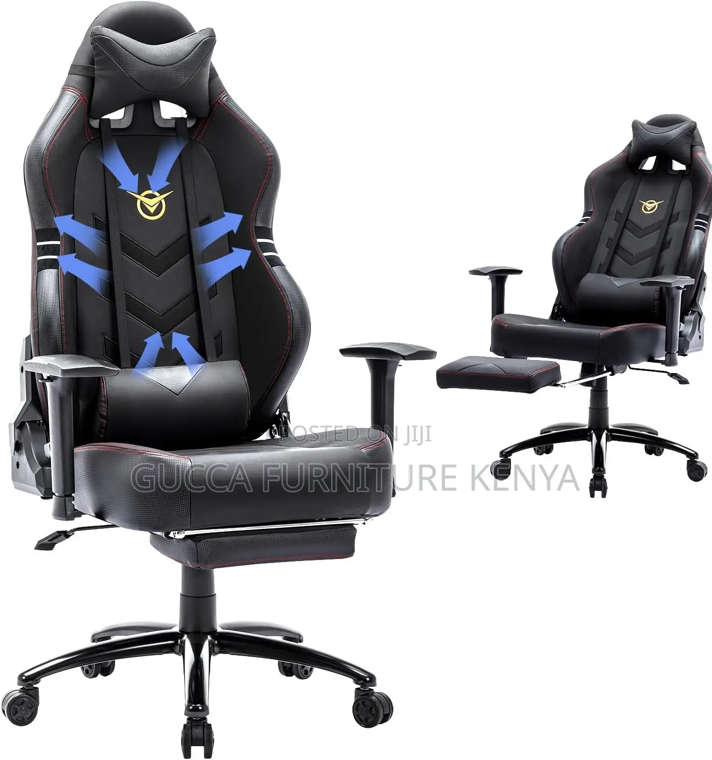 Office Chairs: Racing Style Computer Gamer PC Chair