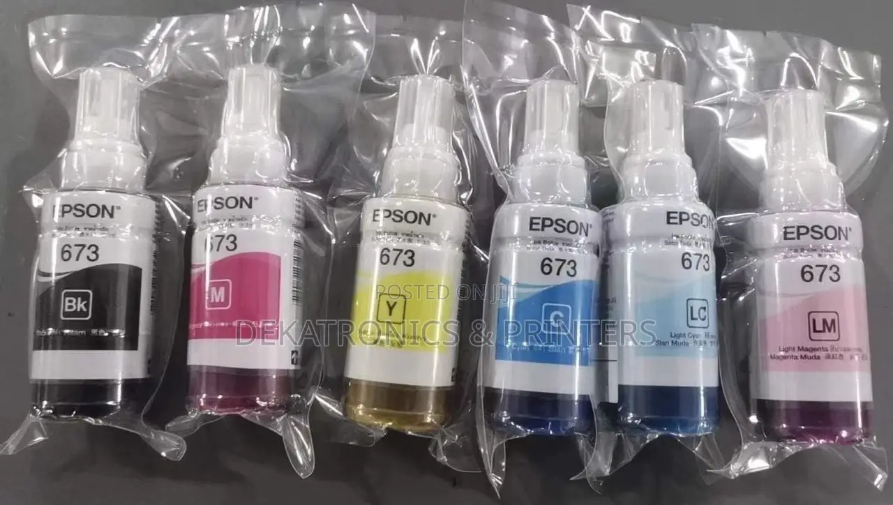 EPSON 673 Original Inks for EPSON L850,L805 Printers