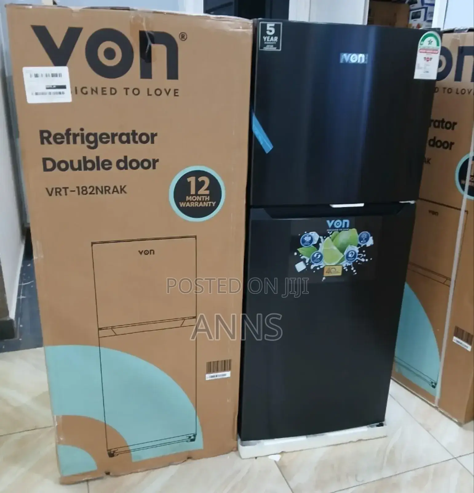 Von 181litres Fridge No Frost