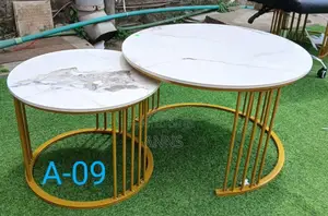 Luxury Pure Marble Nesting Coffee Table