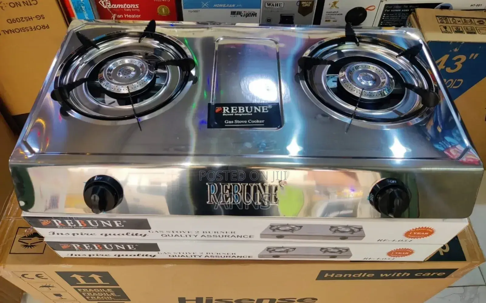 Two Burner Cooker Stainless