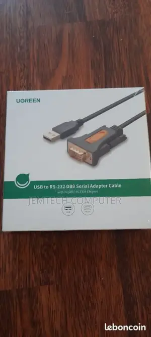 UGREEN USB-A 2.0 to DB9 RS-232 Male 1.5m Adapter Cable