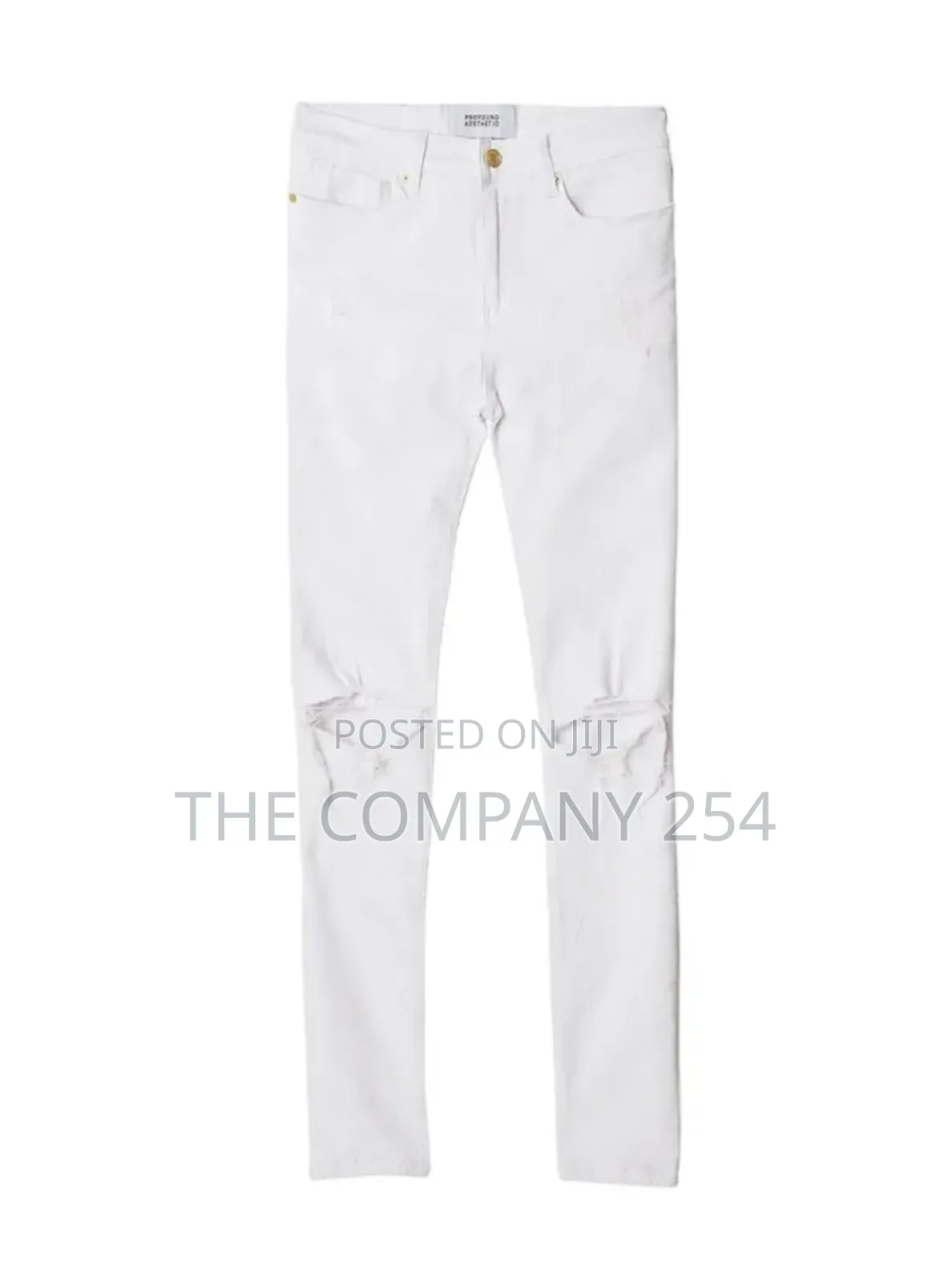 Plain Off White Designer Amiri One Cut Denim Jeans
All Sizes