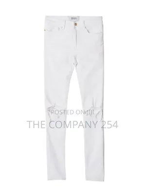 Plain Off White Designer Amiri One Cut Denim Jeans
All Sizes