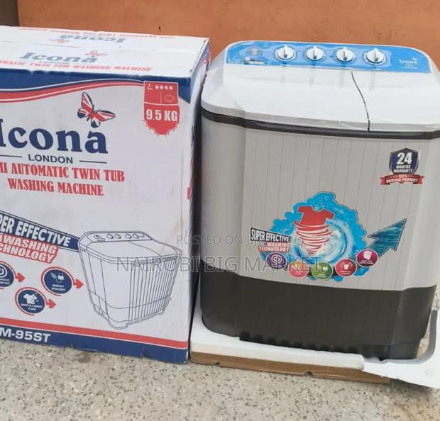 9.5kgs Icona Twin Tub Washing Machine MT - main view