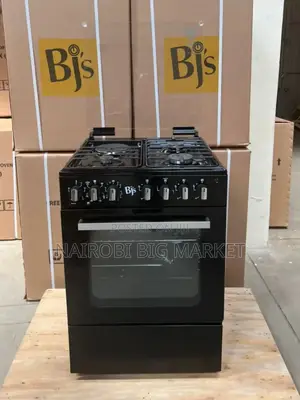 Black BJS 60 by 60 3+1 Freegas Standing Cooker BJ/6