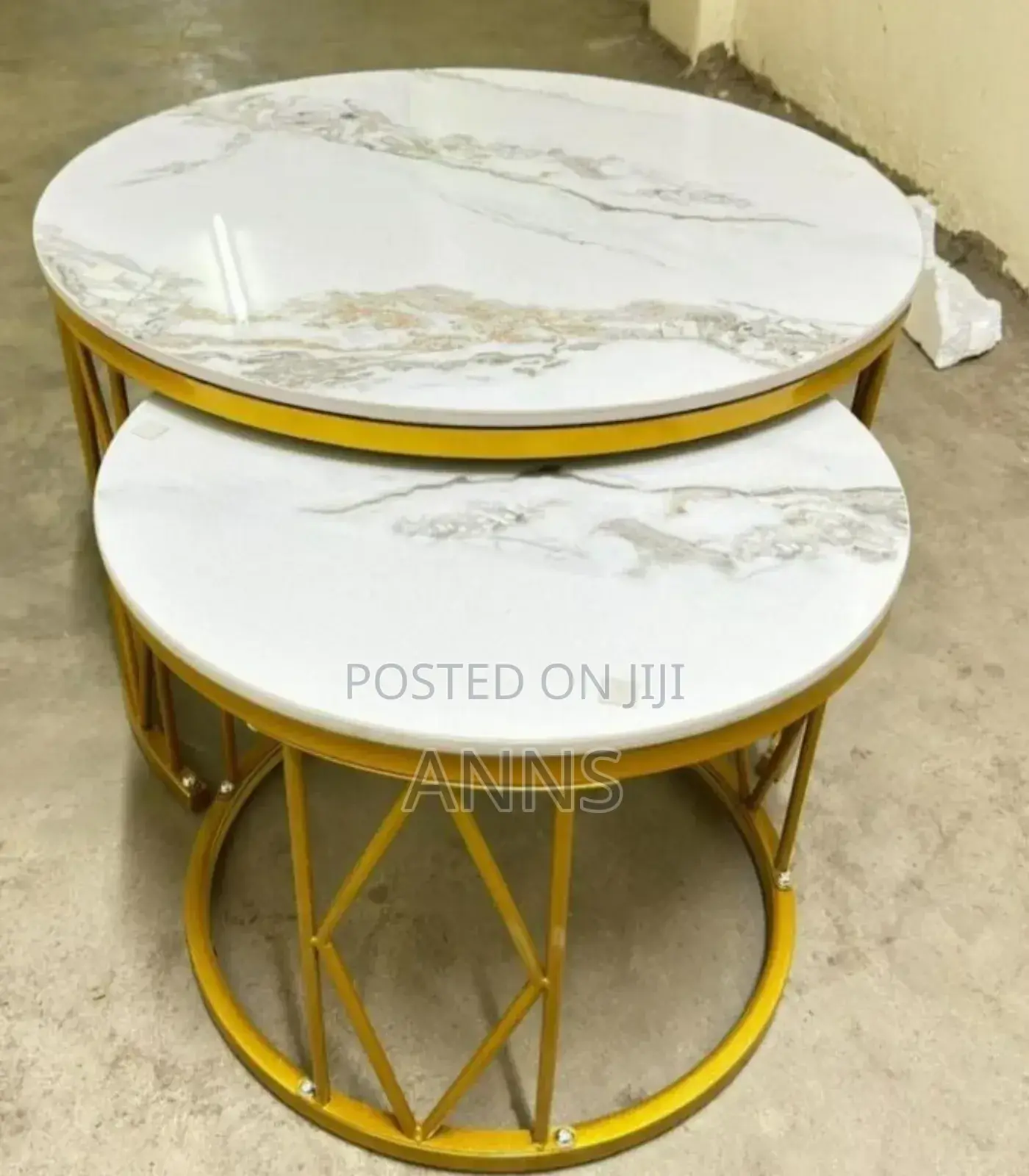 White Pure Marble Coffee Table