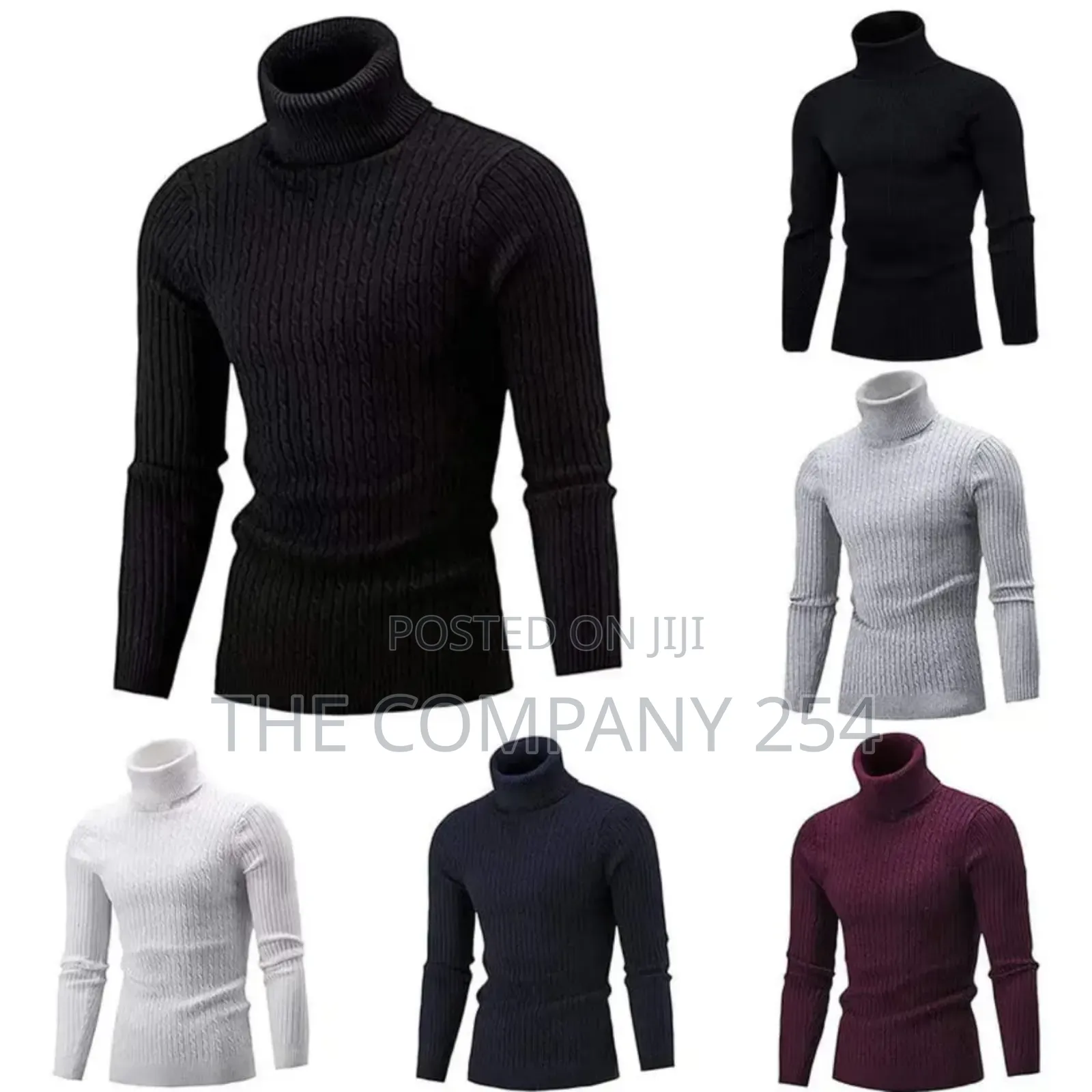 All Colors Long Sleeve Turtleneck Sweater
Free Size Pullneck