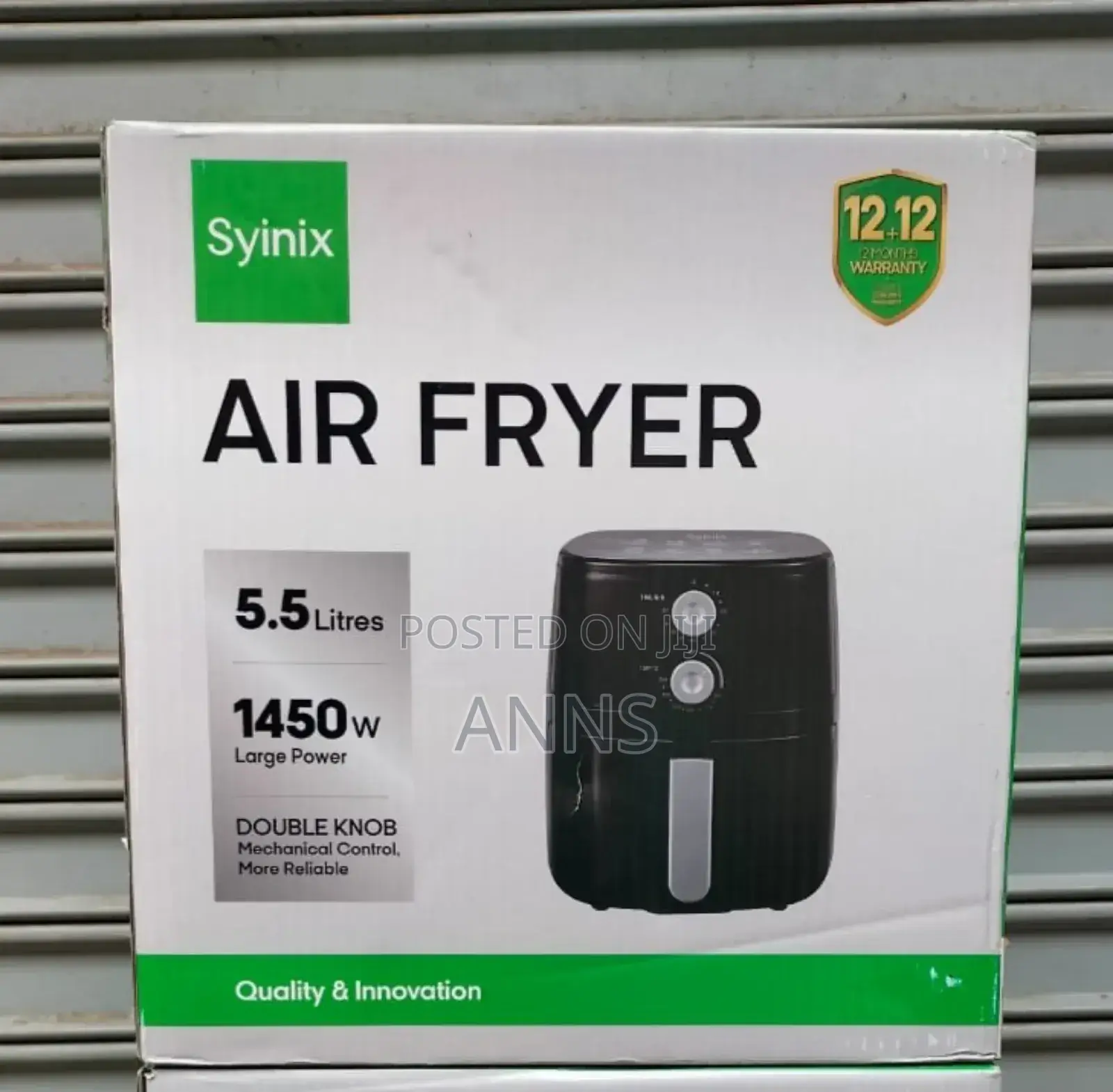 Syinix 5.5L Single ~ Air Fryer