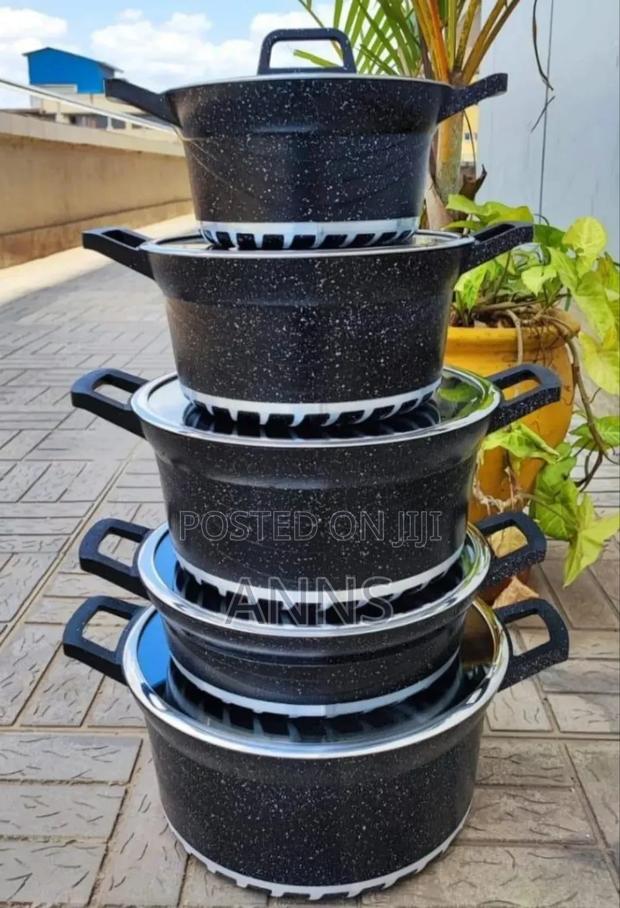 Bosch 10PC Black Granite Cookware - main view