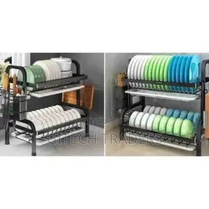 *2 Tier High Quality Carbon Steel Dish Rack* 
