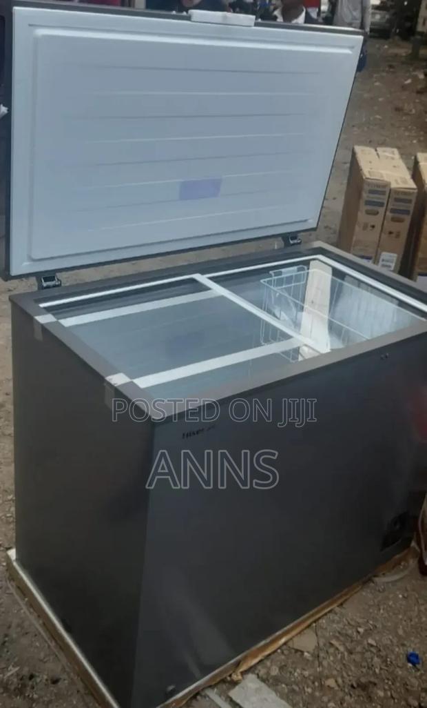 Hisense 245L ~ Grey Chest Freezer - main view