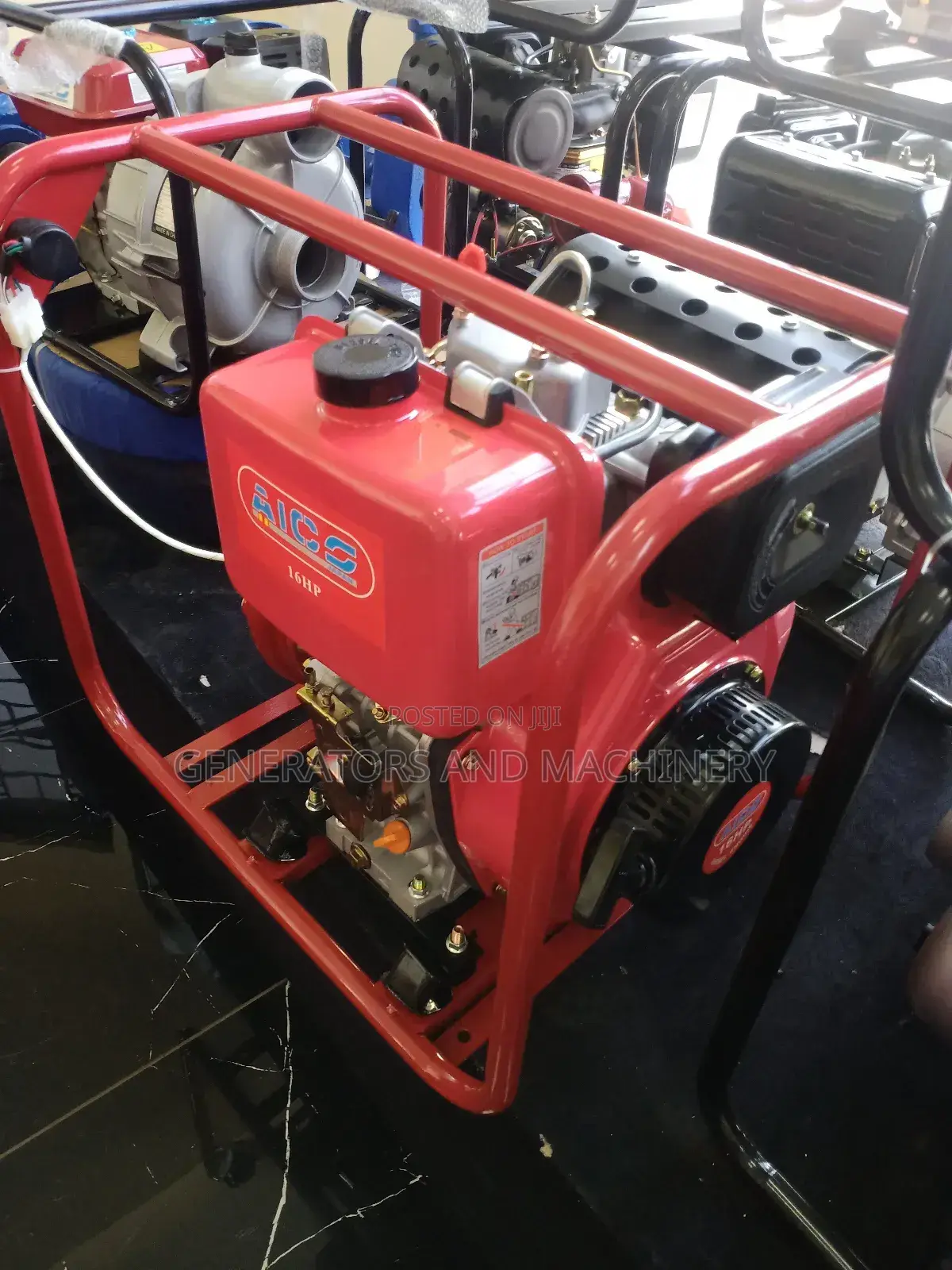 Battery and Keystart Water Pump