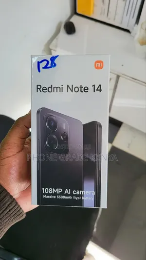New Xiaomi Redmi Note 14 Triple 50 MP / 8 MP / 2 MP Black