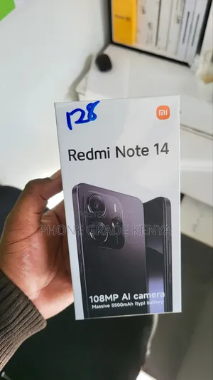 New Xiaomi Redmi Note 14 Triple 50 MP / 8 MP / 2 MP Black