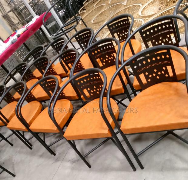 Metallic Restaurant Chairs With Powdercoating Finish. - thumbnail 2