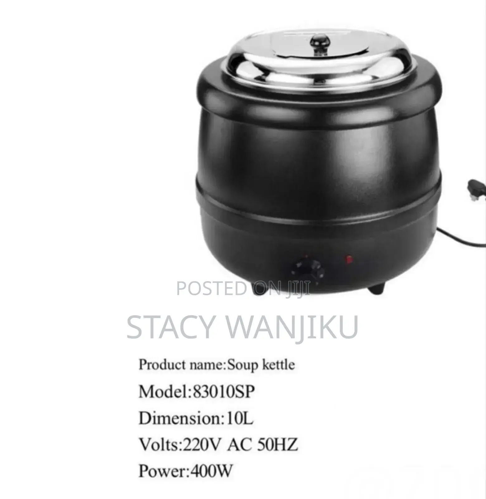 New Soup Kettle/ Premier Soup Kettle Available