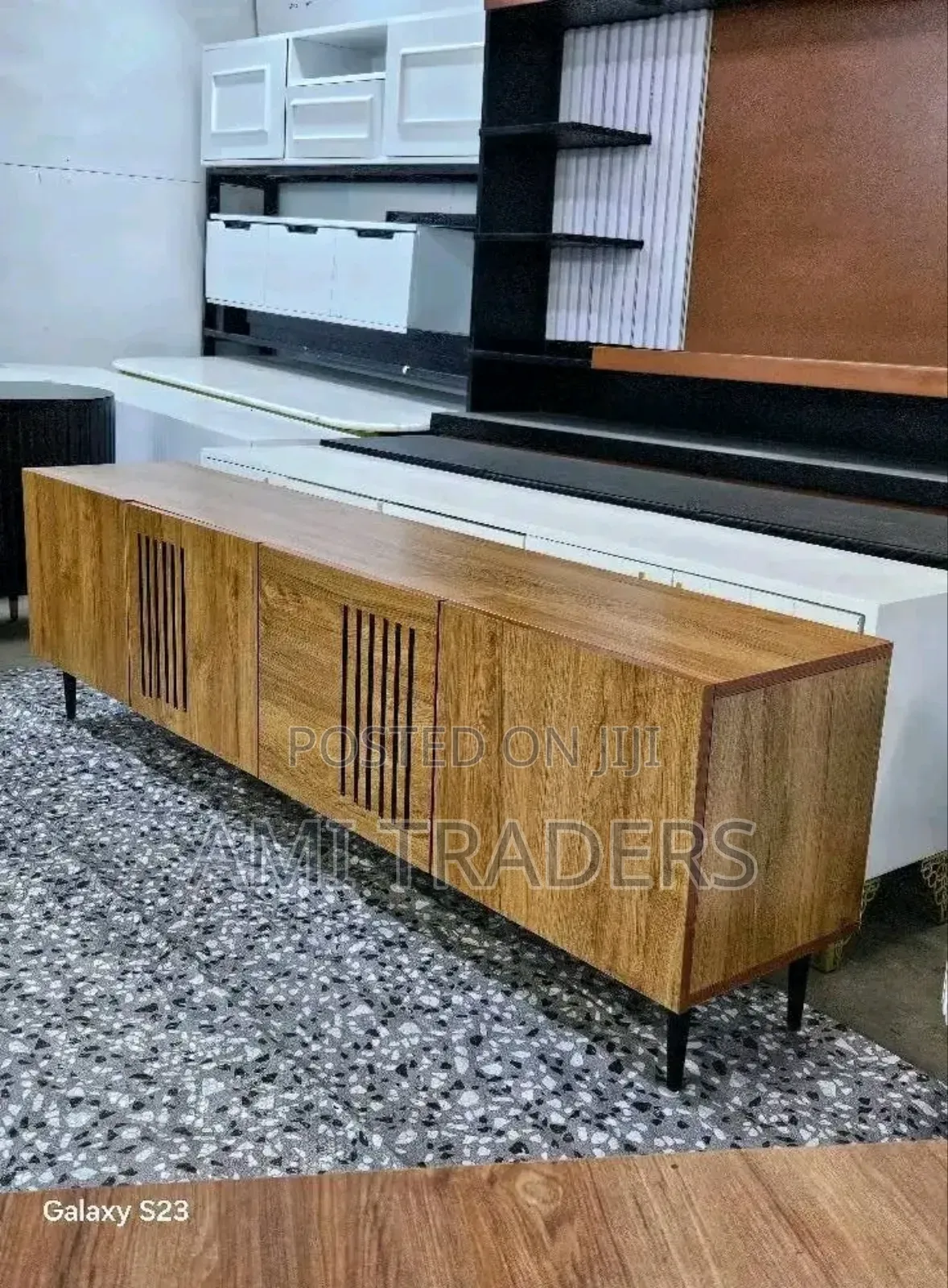 Tv Stand - Luxury Natural Black (6ft)