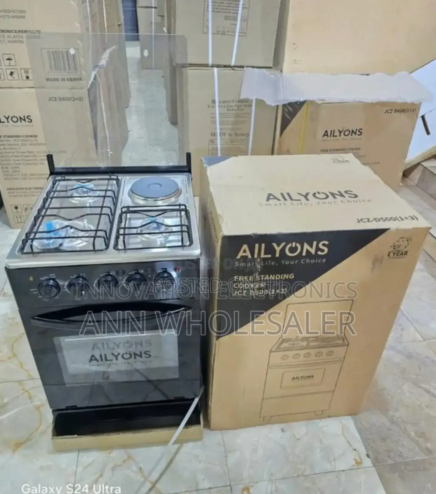 60 By 60 Standing Cooker 3+1 Ailyons