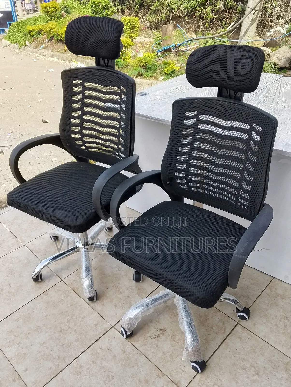 Breathable Revolving Headrest Chairs