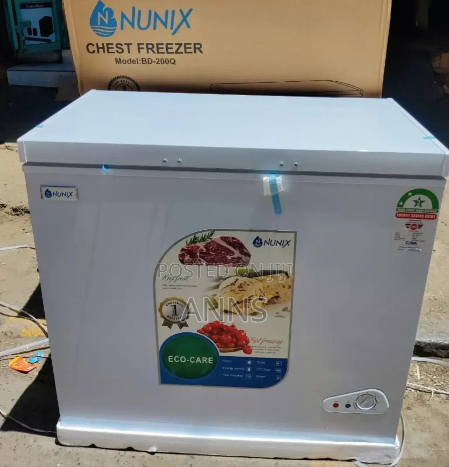 Nunix 200litres ~ Chest Freezer With Sliding Lid