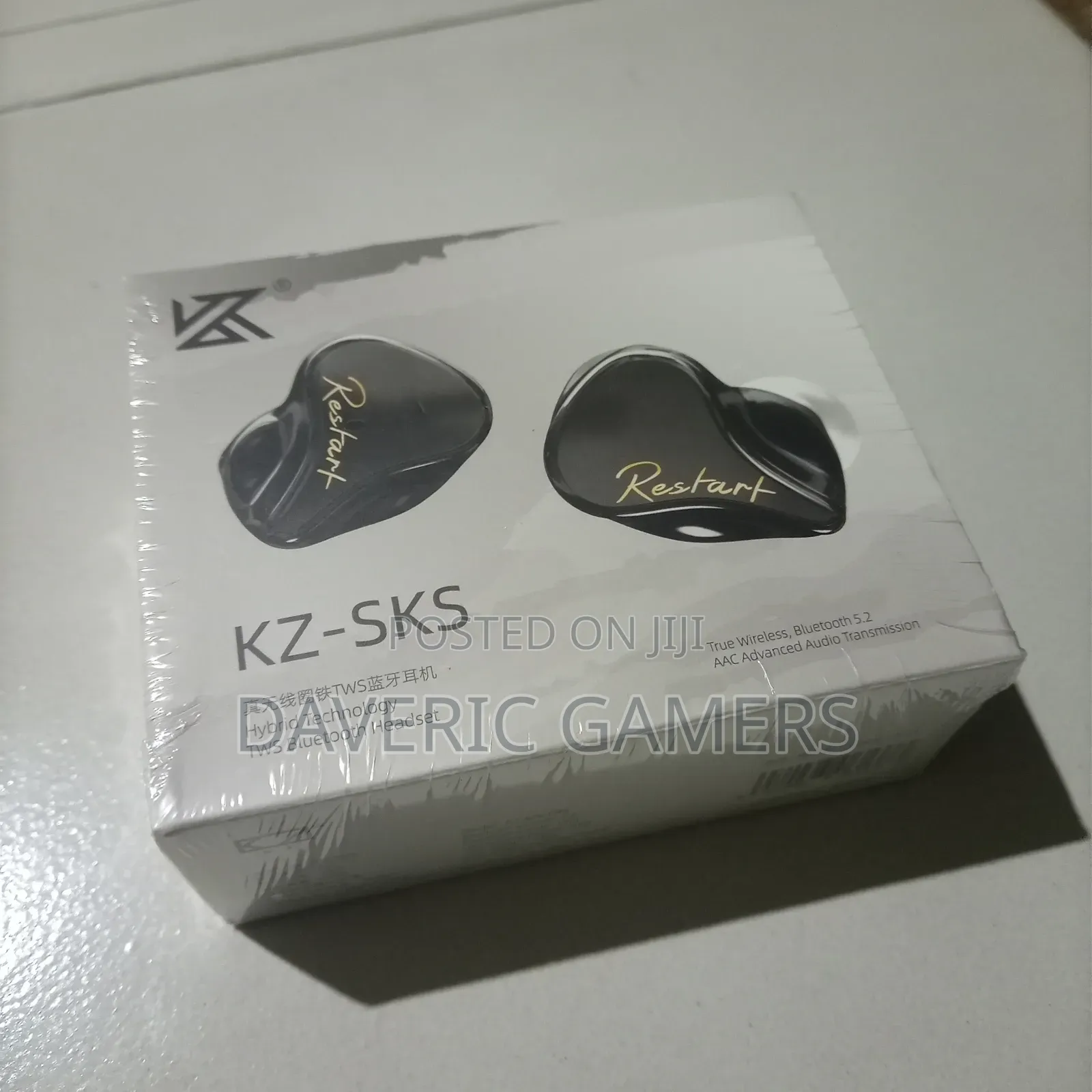 Kz Sks Tws Earphones – Hybrid Drivers, Bt 5.2, Gaming