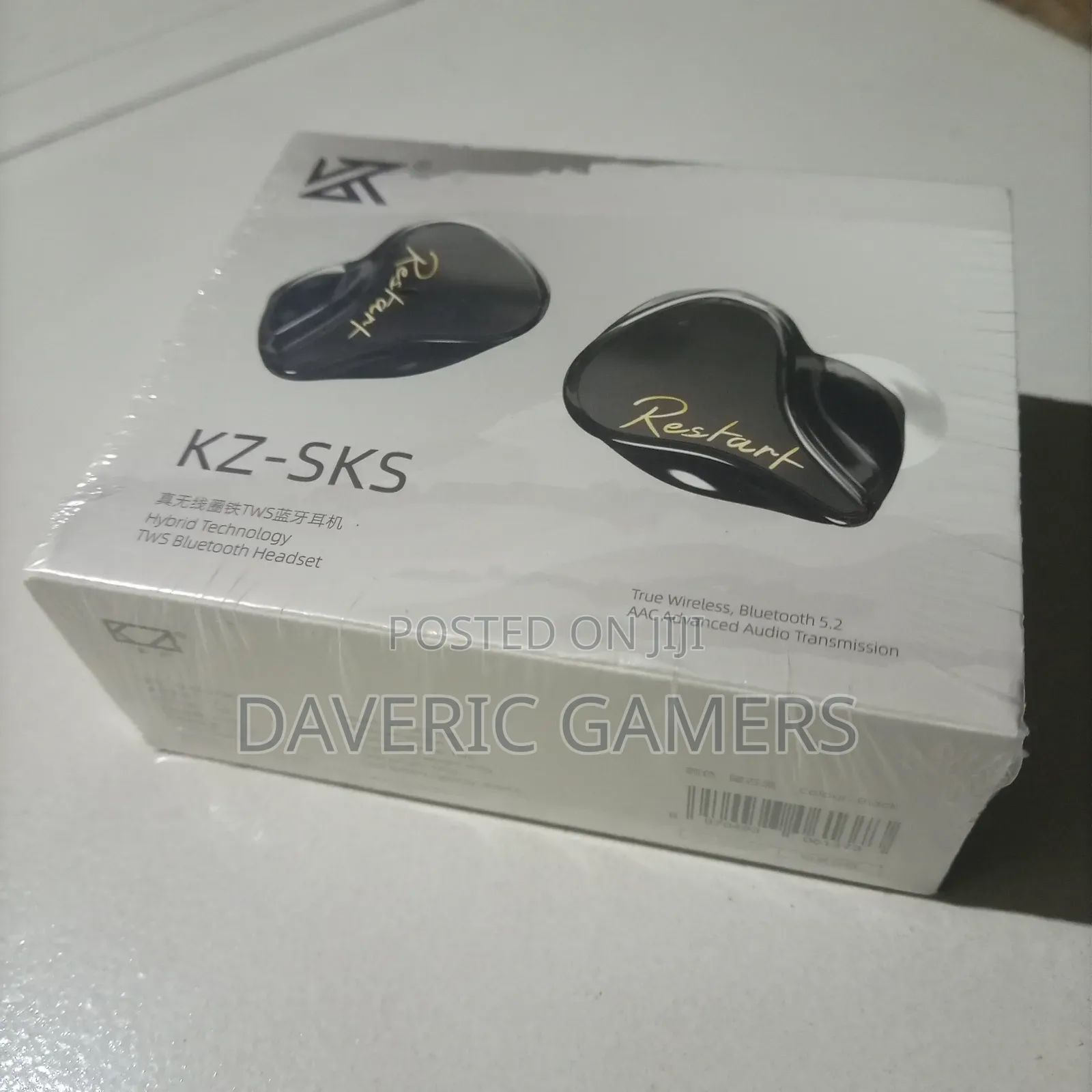 Kz Sks Tws Earphones – Hybrid Drivers, Bt 5.2, Gaming