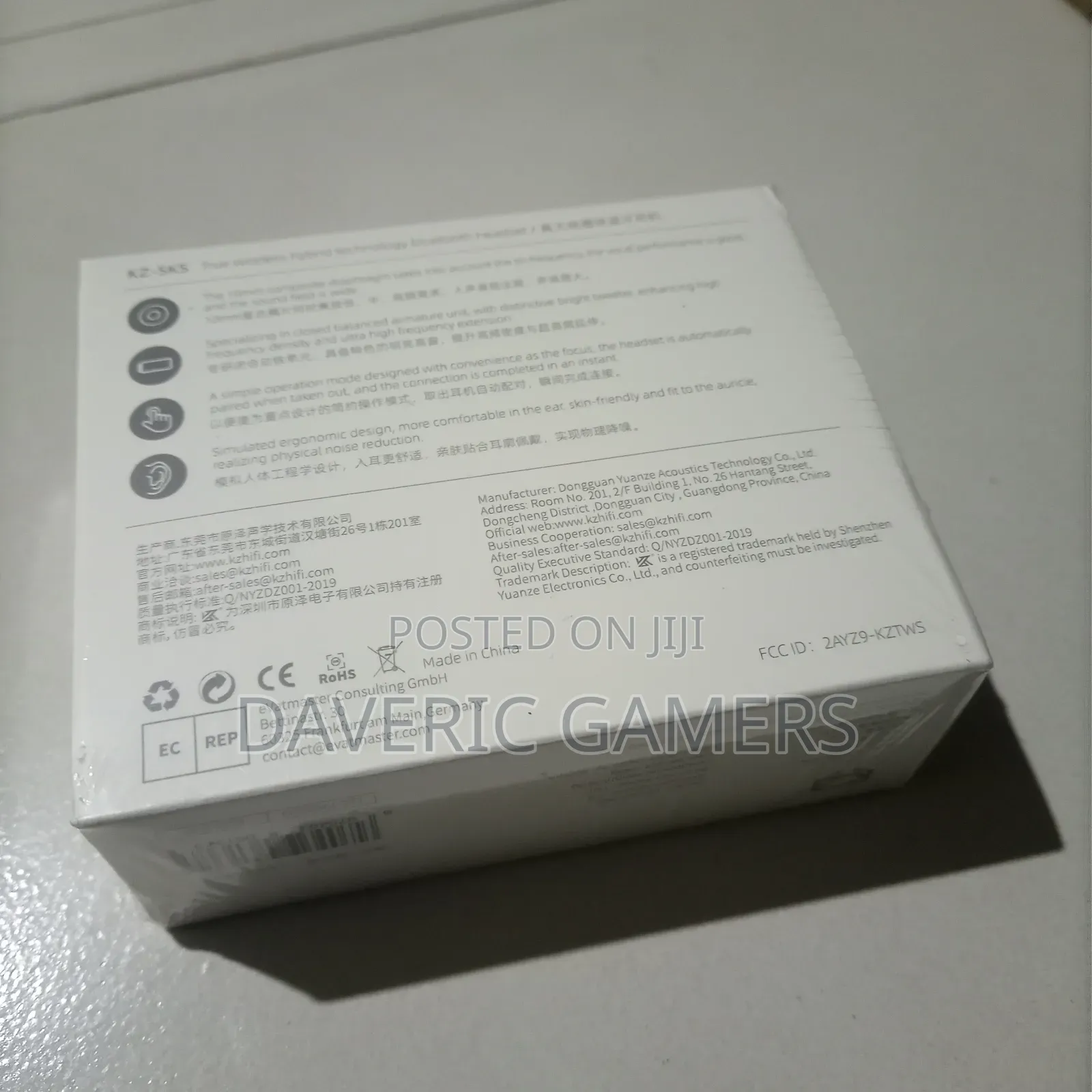 Kz Sks Tws Earphones – Hybrid Drivers, Bt 5.2, Gaming