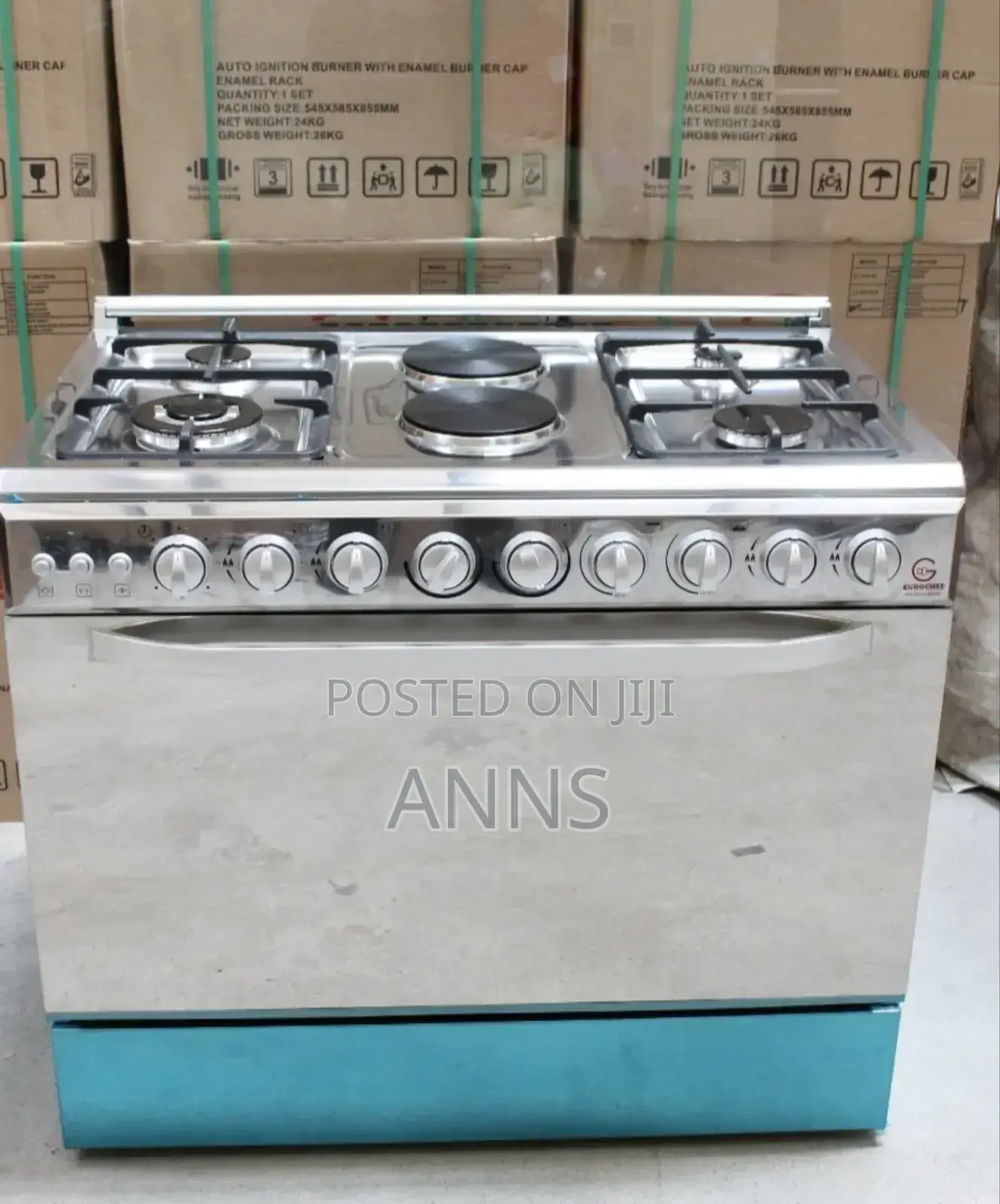 60*90 Eurochef 4+2 Standing COOKER