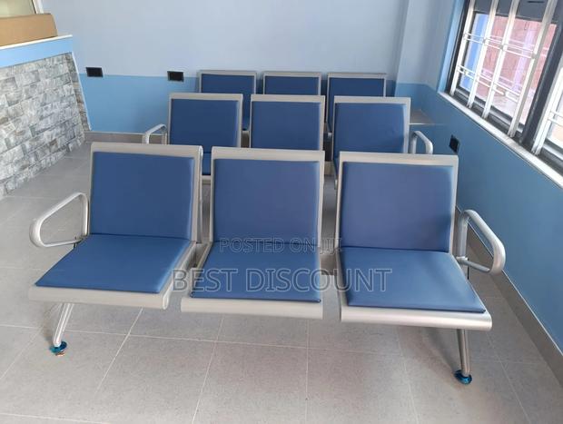 Blue Heavy -Duty Link Chair - main view