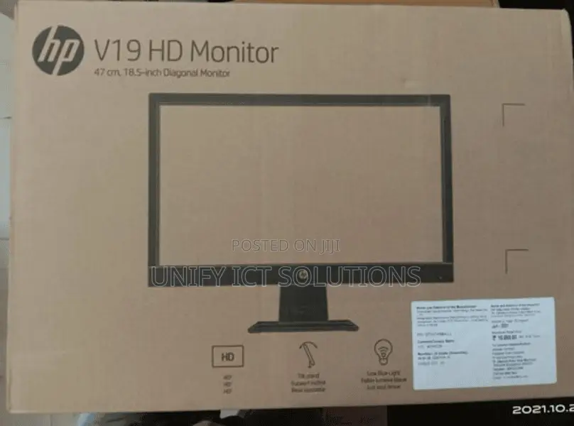 HP V194 18.5-Inch HD Monitor With VGA Port (5yr89as)