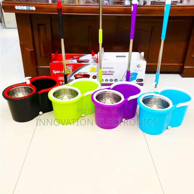 Metallic Spin Mop With a Bucket - thumbnail 2